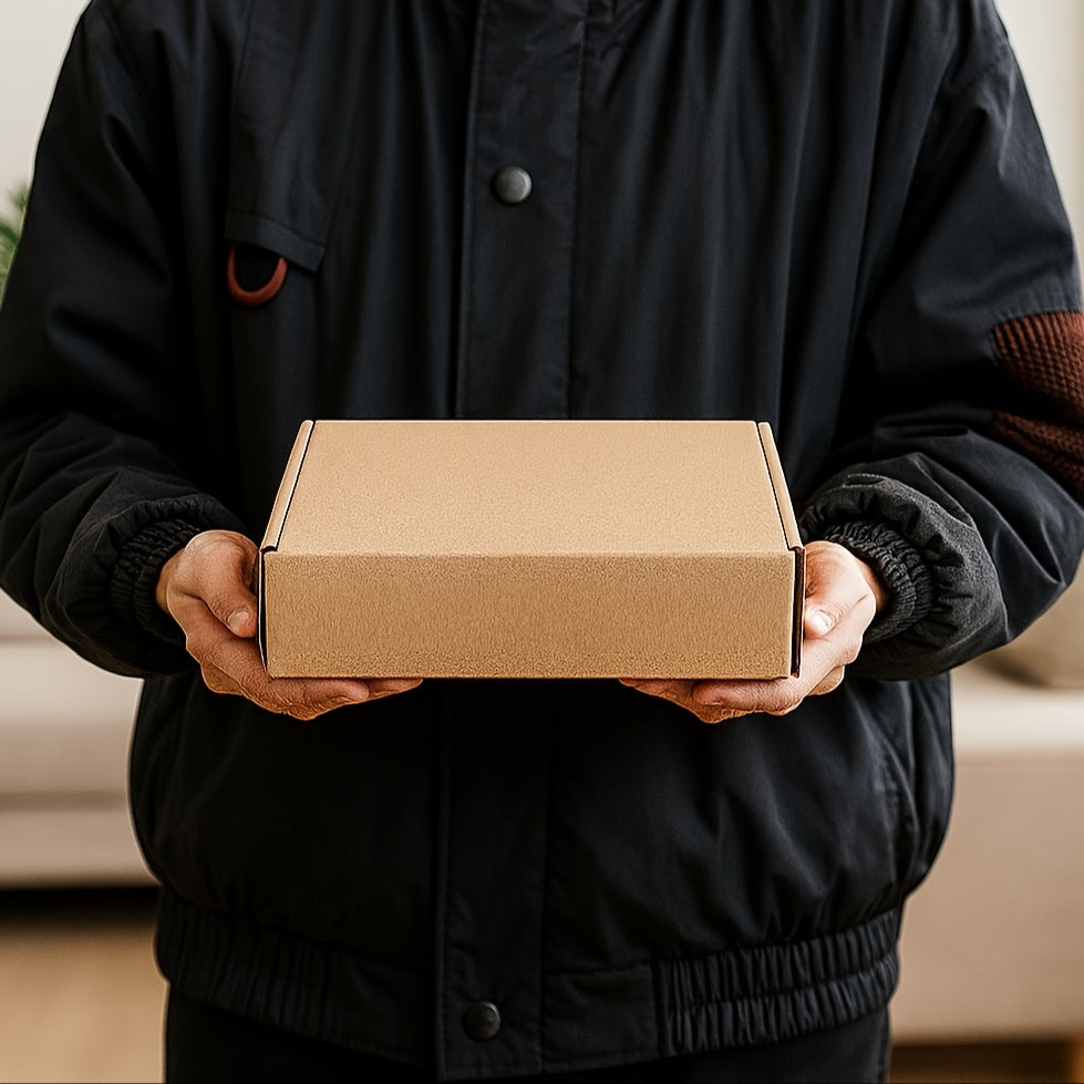 100pcs small corrugated mailing boxes, measuring 18x6x6in, suitable for paper packaging for commercial packaging