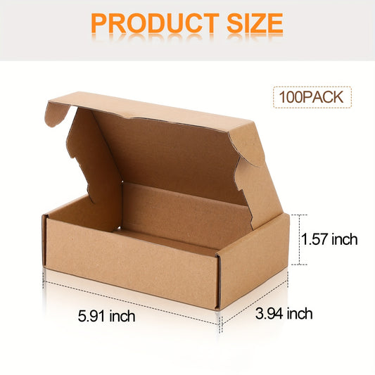 100pcs Shipping Boxes Cardboard Boxes Corrugated Cardboard Boxes Mailer Boxes Packaging Boxes For Mailing Small Business Present Easter Gift