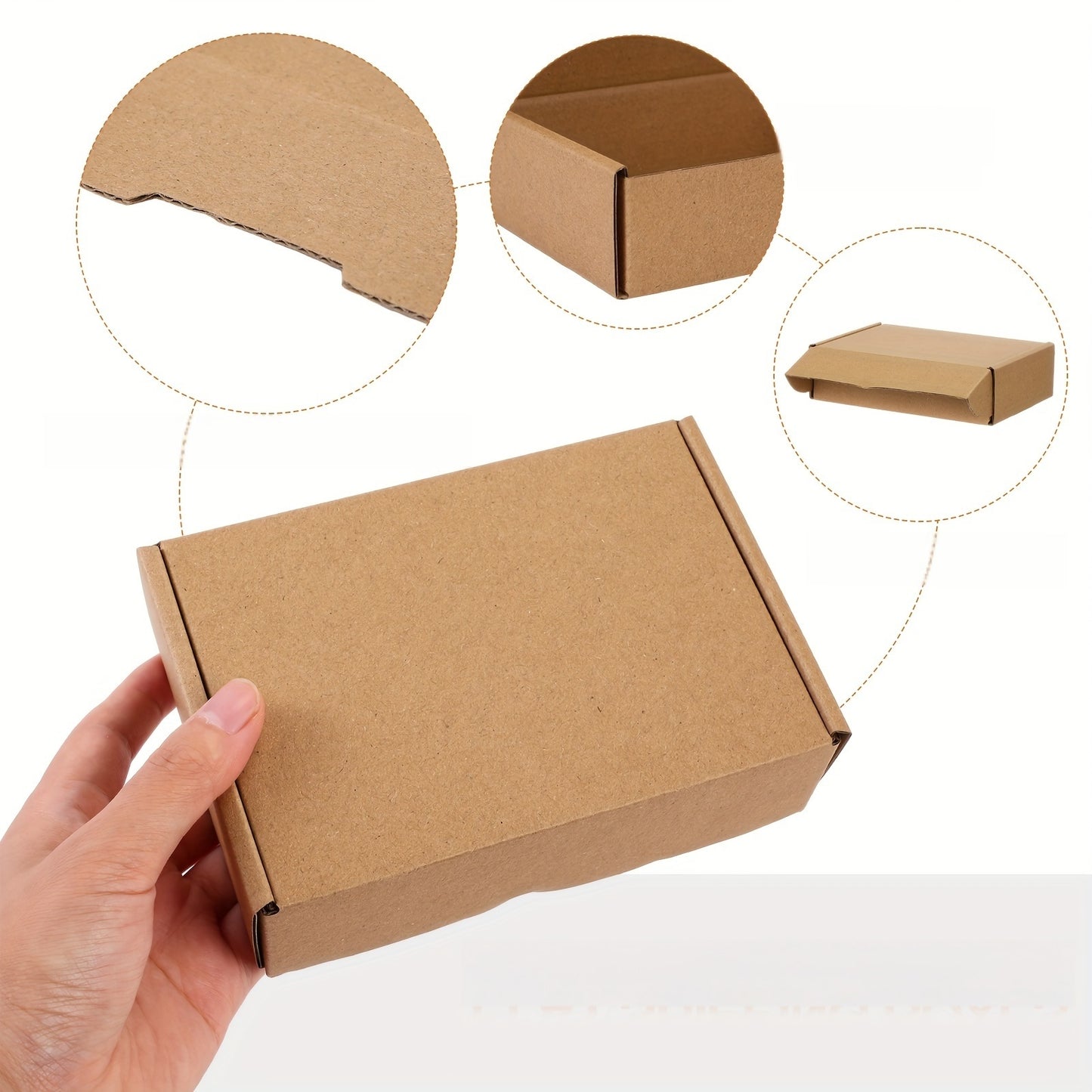100pcs Shipping Boxes Cardboard Boxes Corrugated Cardboard Boxes Mailer Boxes Packaging Boxes For Mailing Small Business Present Easter Gift